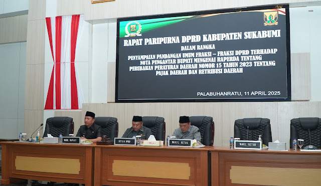 Raperda Pajak Dibahas di Rapat Paripurna, Fraksi Sampaikan Catatan Kritis