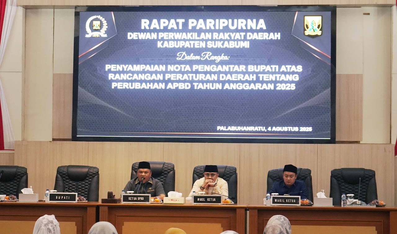 DPRD Kabupaten Sukabumi Gelar Paripurna Bahas Perubahan APBD 2025