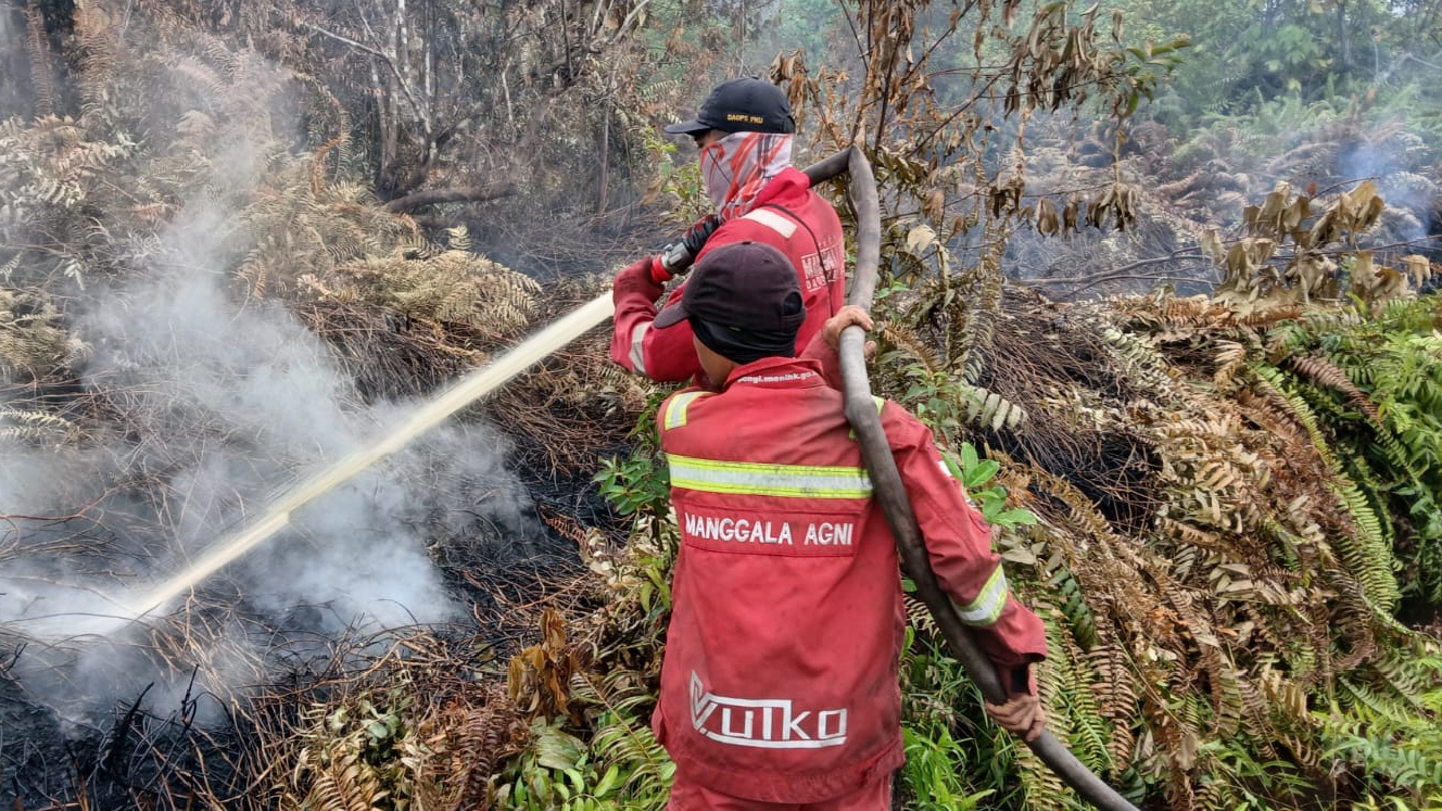 Kemenhut Turunkan Manggala Agni Amankan Jalur Mudik Dari Kebakaran Hutan Sumatera