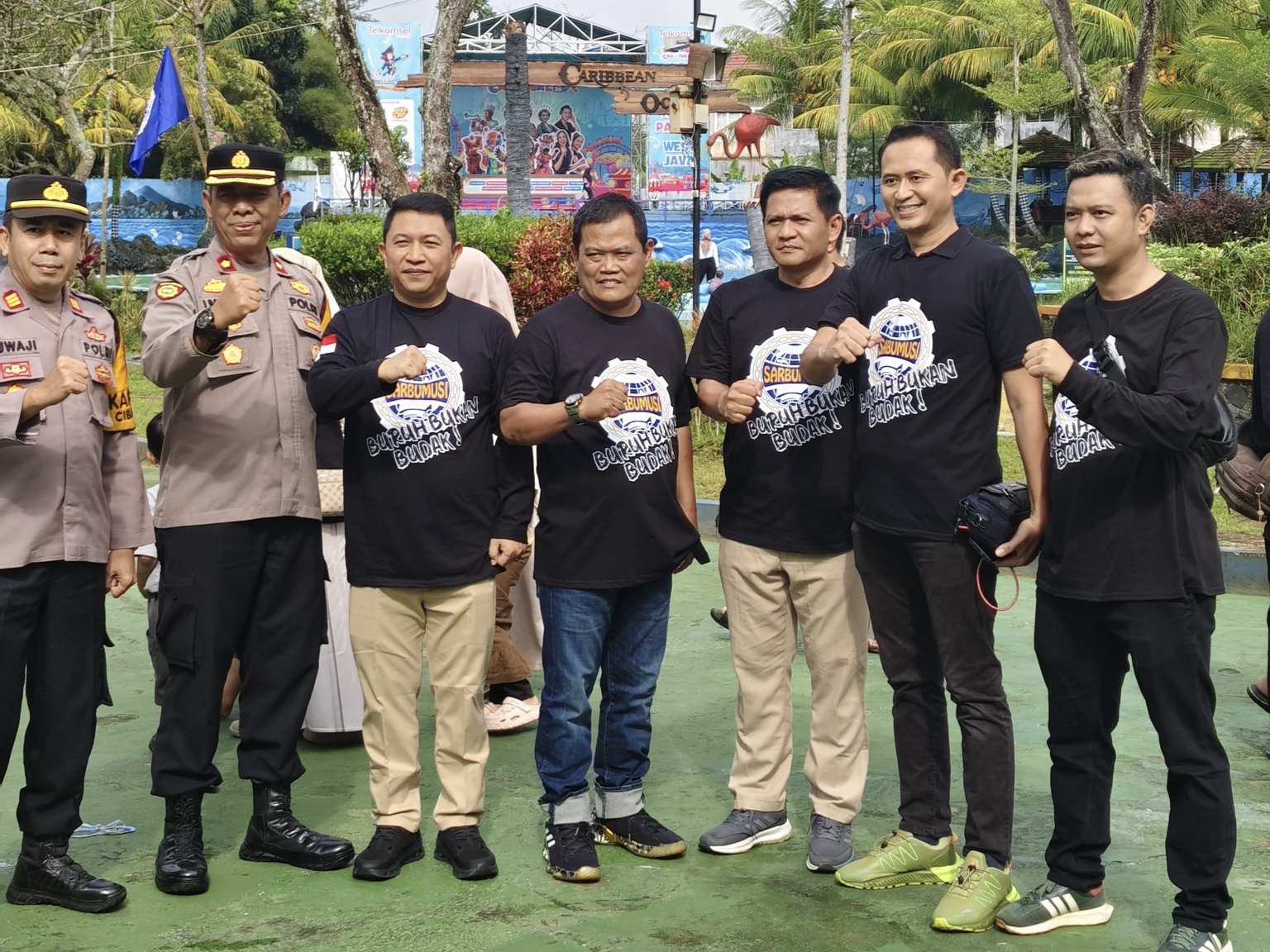 Kebersamaan Forkopimda dan Sarbumusi saat Mayday 2026. Foto istimewa