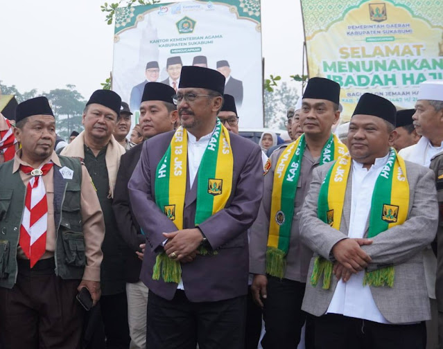 DPRD Sukabumi Hadiri Pelepasan Kloter 13 JKS di PLHUT Cikembar